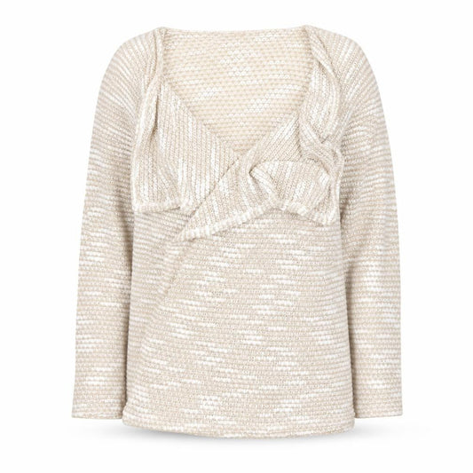 Womens UK Size 12 Saloos Beige Pullover Jumper