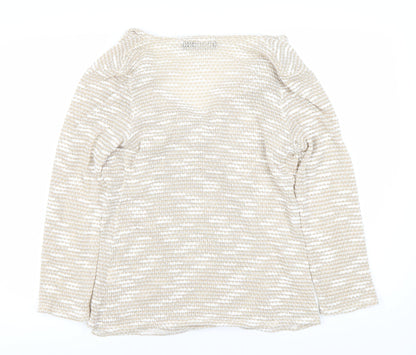 Womens UK Size 12 Saloos Beige Pullover Jumper