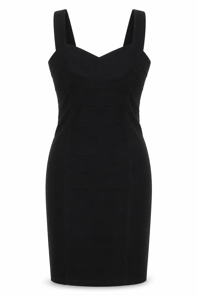 Front view of Star by Julien Macdonald Black Women's Dress, size 8