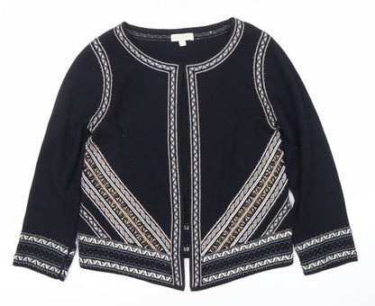 Womens UK Size S Monsoon Black Cardigan Jumper