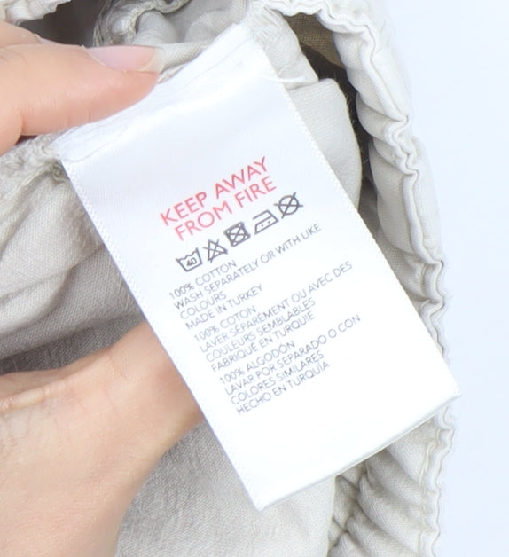 BDG Women's Beige Cargo Trousers, Size S, Cotton