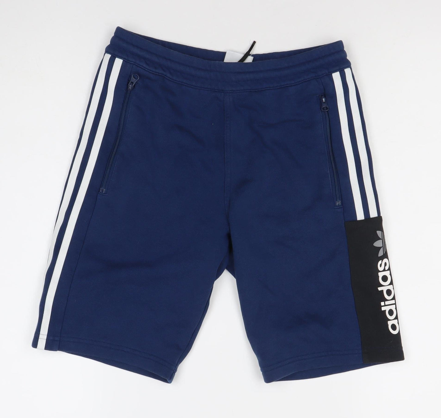 Adidas Boys Blue Athletic Shorts 11-12Y Gym Training