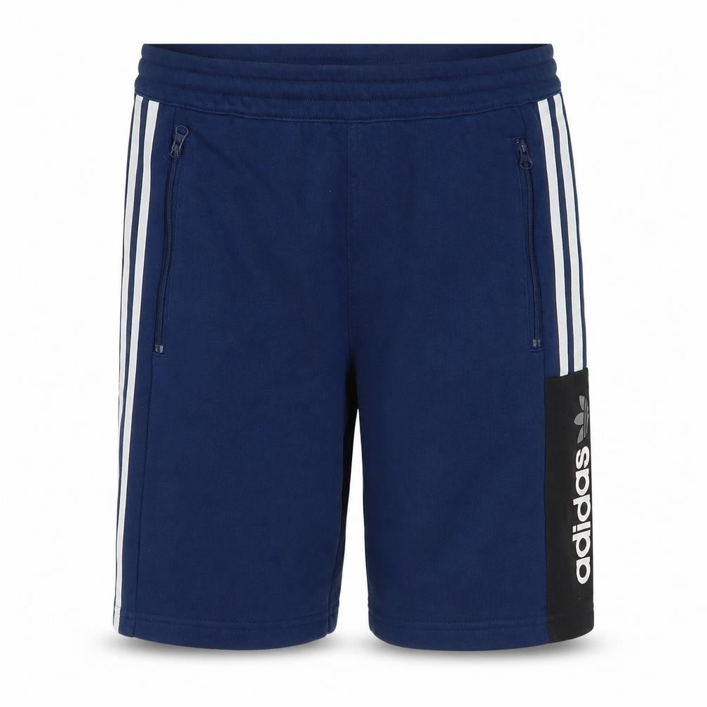 Front view of Adidas boys’ blue athletic shorts 11-12y gym training