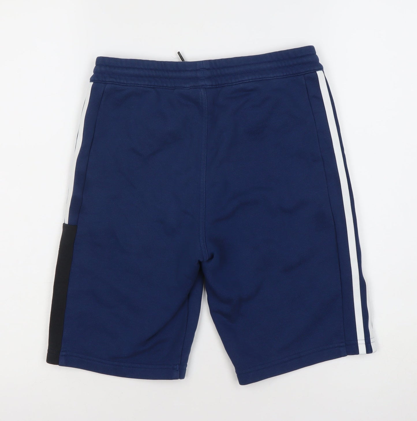 Adidas Boys Blue Athletic Shorts 11-12Y Gym Training