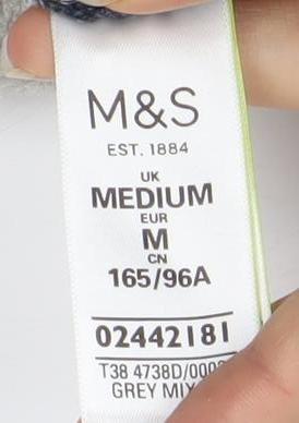 Womens UK Size M Marks and Spencer Grey Pullover Jumper