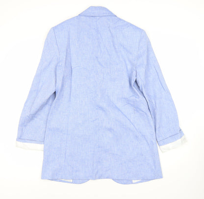 Womens UK Size 2XS Zara Regular Blue Blazer