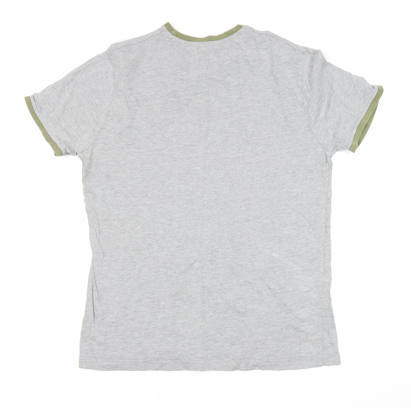 Saltrock Men's Grey Short Sleeve T-Shirt with Logo