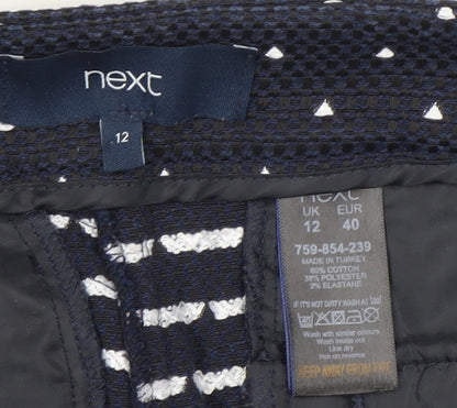 Womens UK Size 12 NEXT   Black Trousers