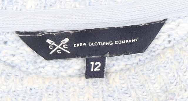 Womens UK Size 12 Crew Clothing Company Blue Pullover Jumper