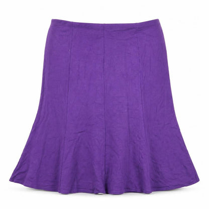 David Emanuel Women's Purple Midi Skirt Size 18