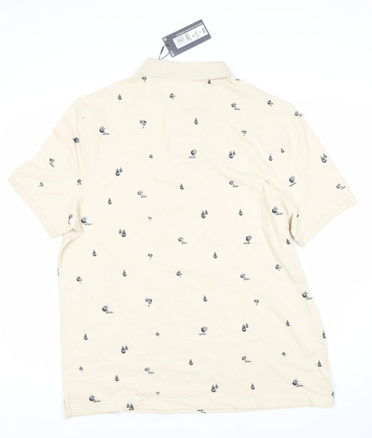 Marks and Spencer Men's Beige XL Polo Shirt