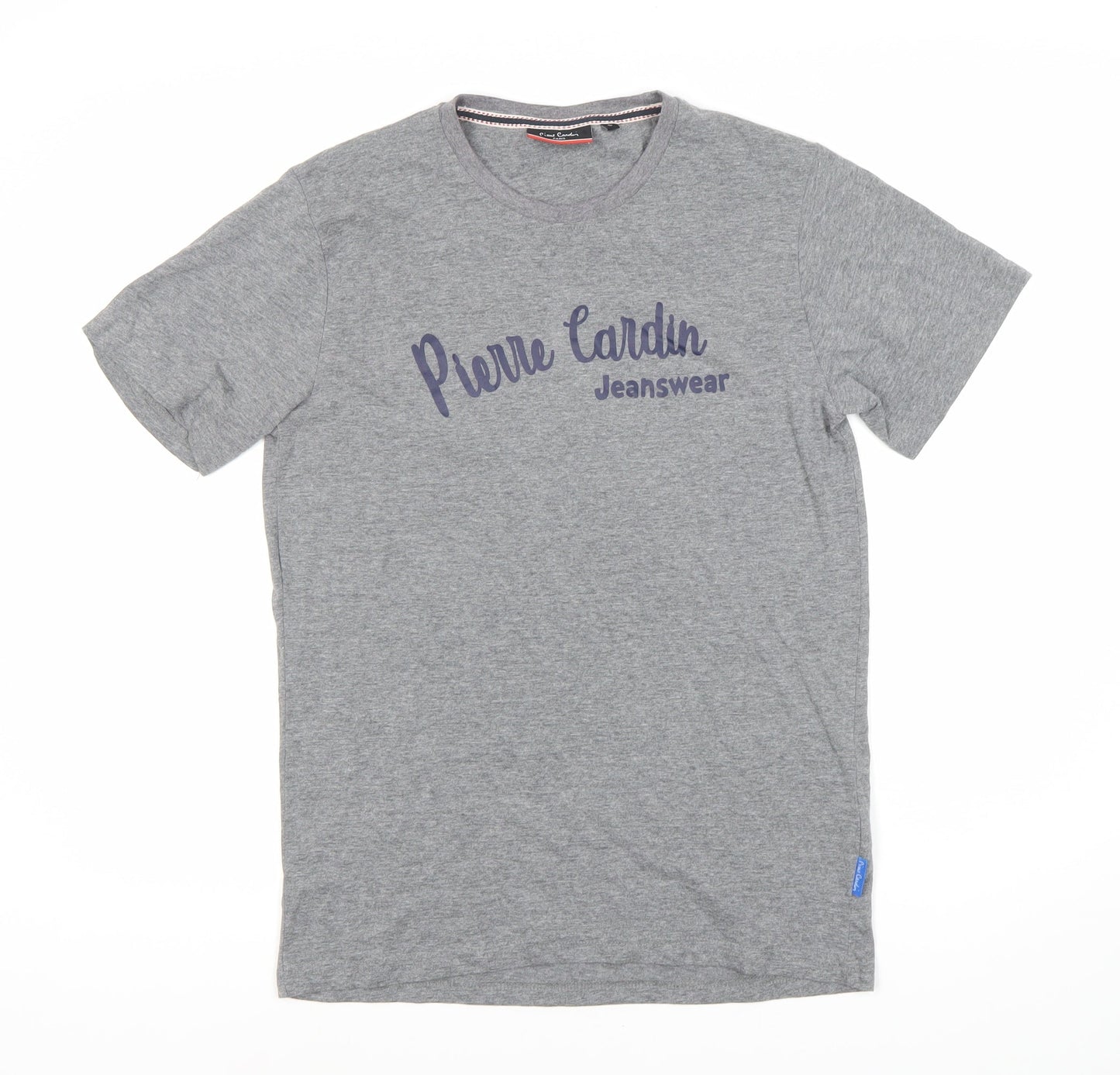 Pierre Cardin Men's Grey S Logo T-Shirt