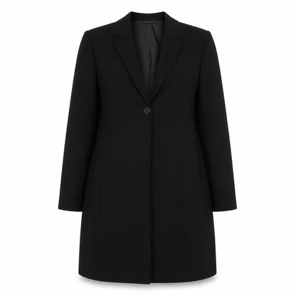Maroon Collection Women's Black Blazer Size 12
