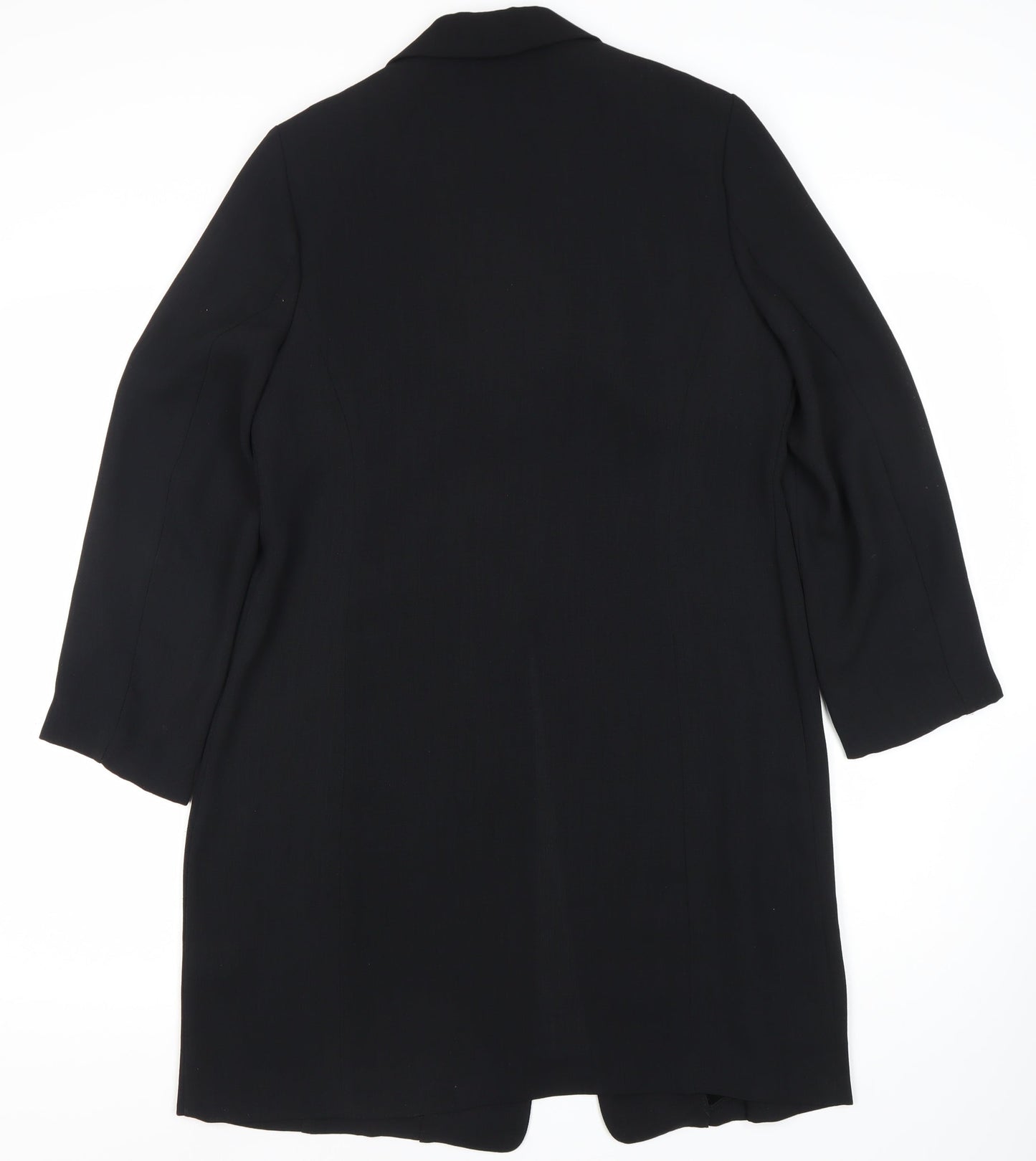 Maroon Collection Women's Black Blazer Size 12