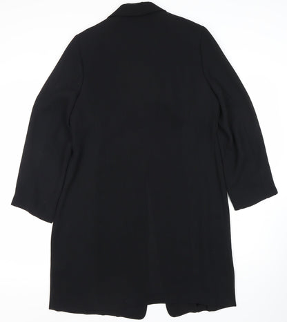 Maroon Collection Women's Black Blazer Size 12
