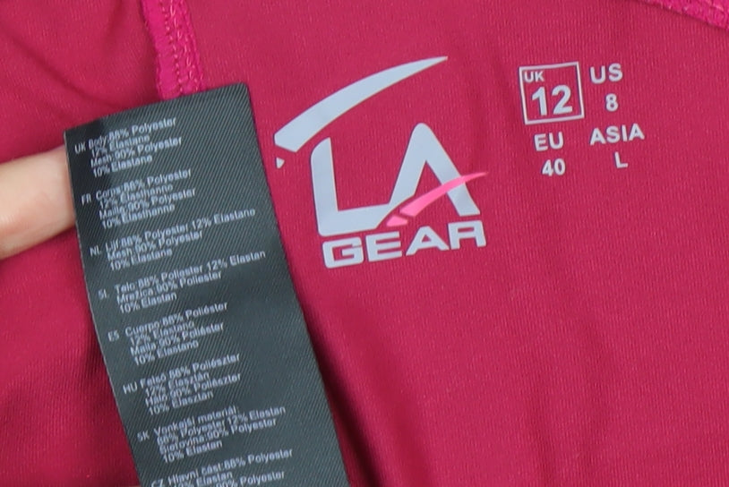 LA Gear Women's Pink T-Shirt UK 12, Activewear, New