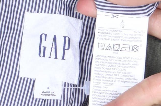 GAP Women's Green Blazer Size 12 Regular