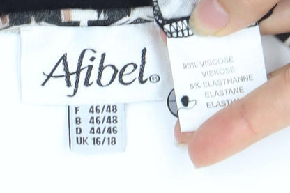 Womens UK Size 18 Afibel Multicoloured  T-Shirt