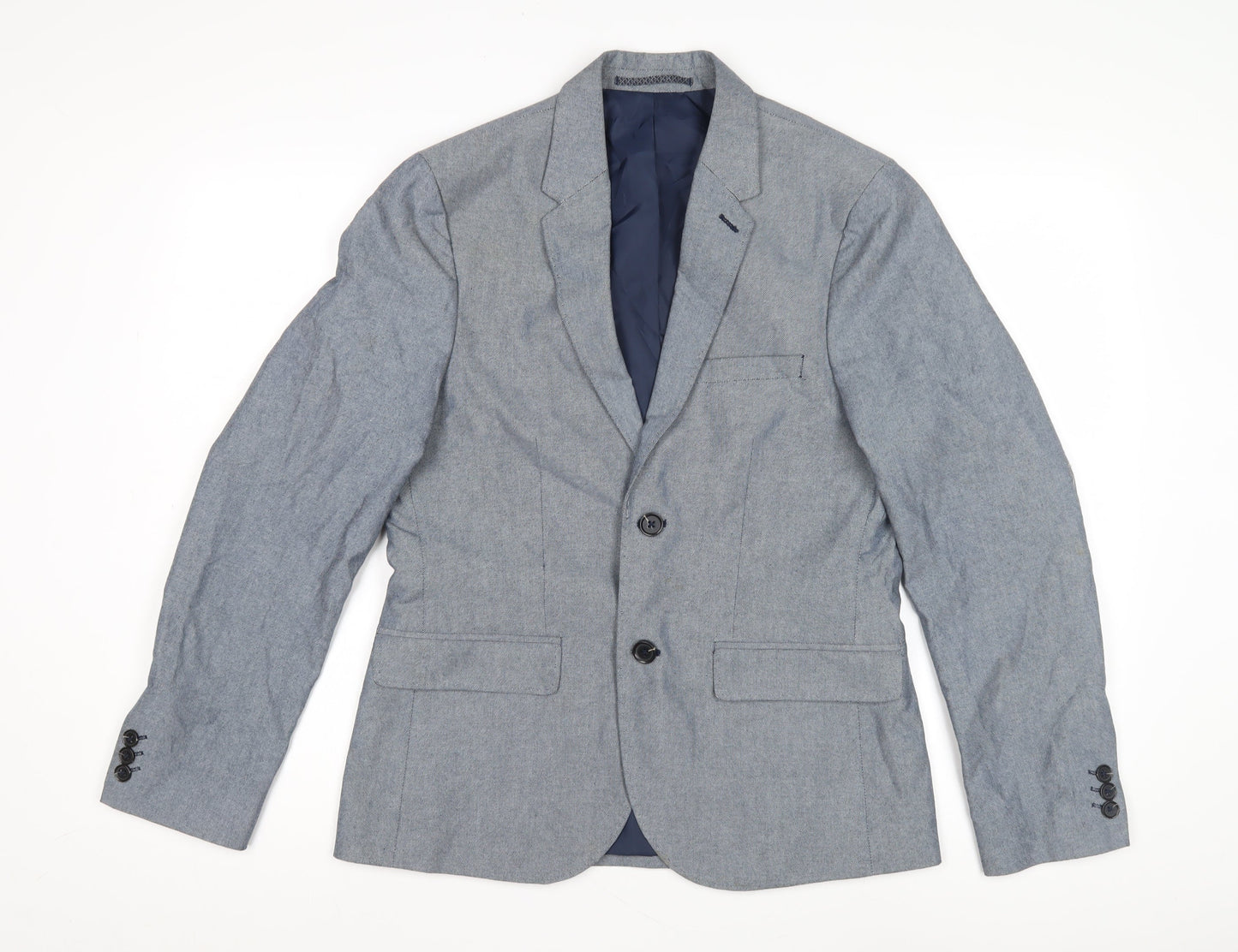 Mens UK Size 36 Marks and Spencer Blue Basic Jacket