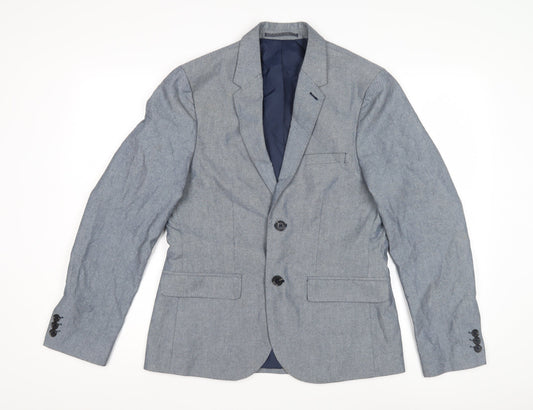 Mens UK Size 36 Marks and Spencer Blue Basic Jacket
