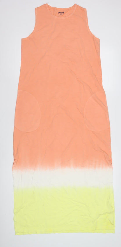 Lands' End Women Multicoloured Cotton Casual Dress S