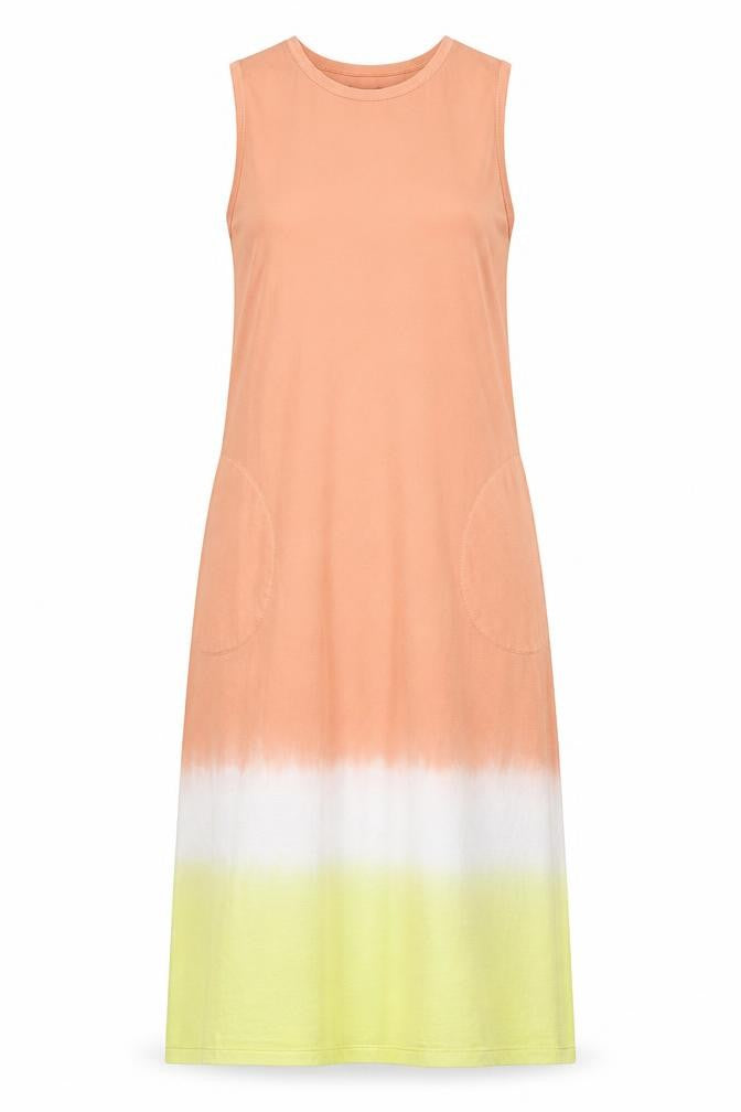 Front view of Lands' End Women Multicoloured Cotton Casual Dress S