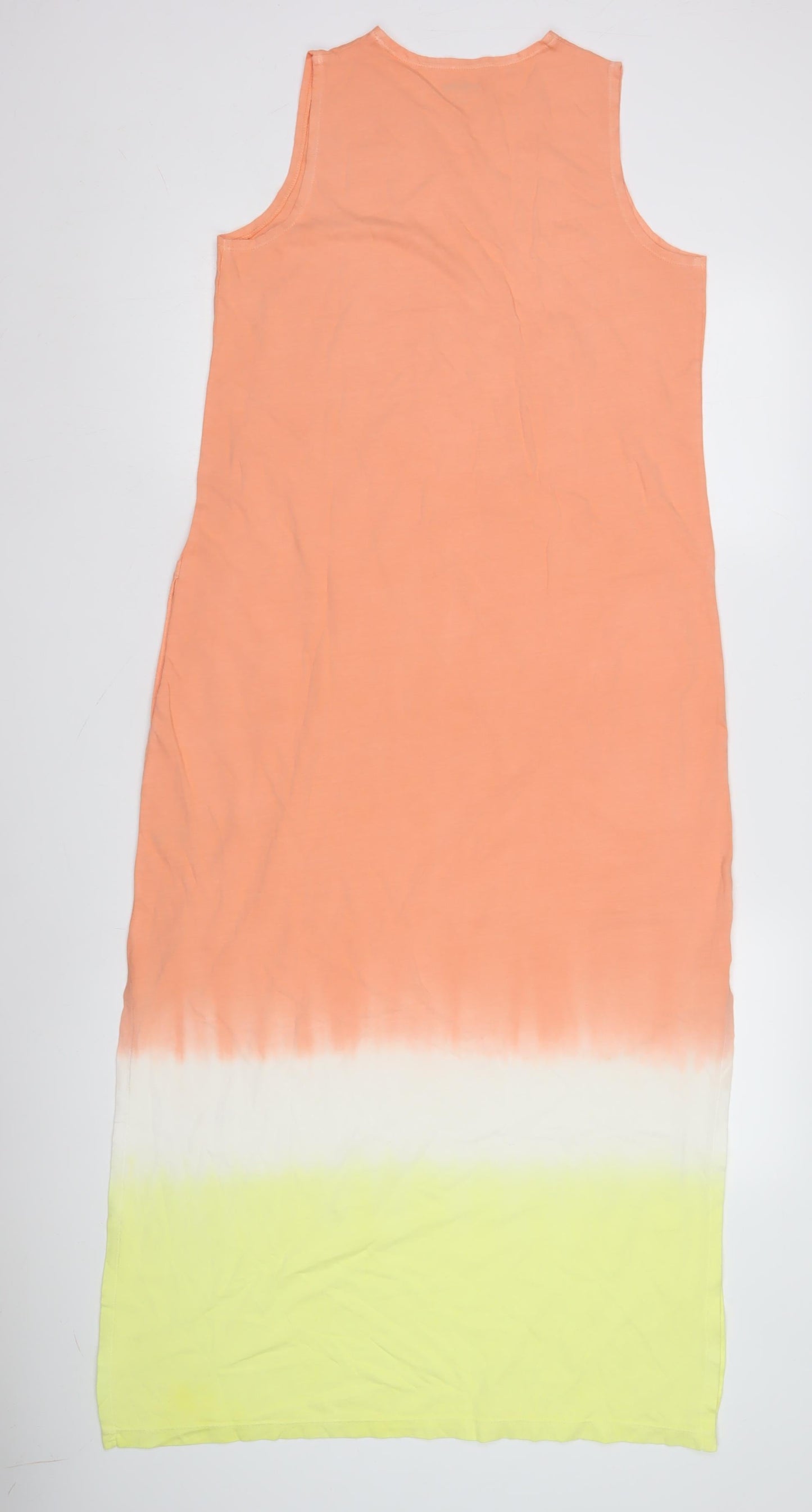 Lands' End Women Multicoloured Cotton Casual Dress S