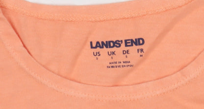 Lands' End Women Multicoloured Cotton Casual Dress S