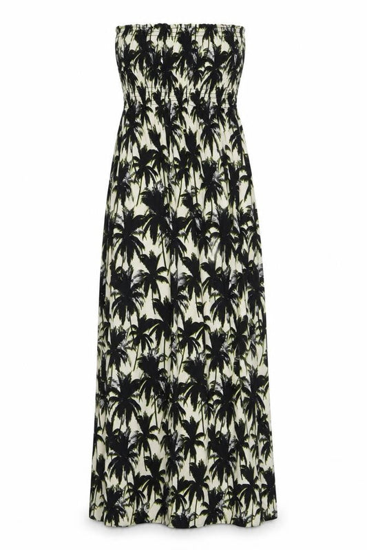 Front view of Red Herring Women's Multicoloured Strapless Dress