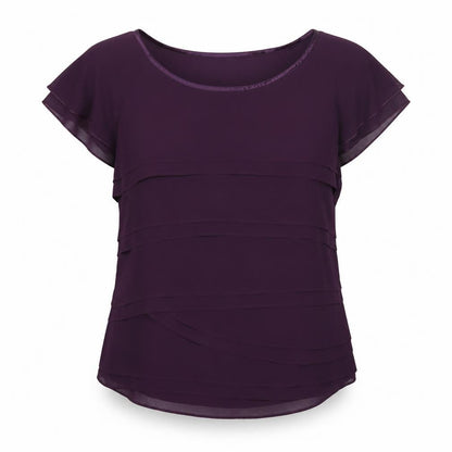 Womens UK Size 12 Jacques Vert Purple  Blouse