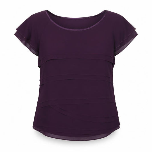 Womens UK Size 12 Jacques Vert Purple  Blouse
