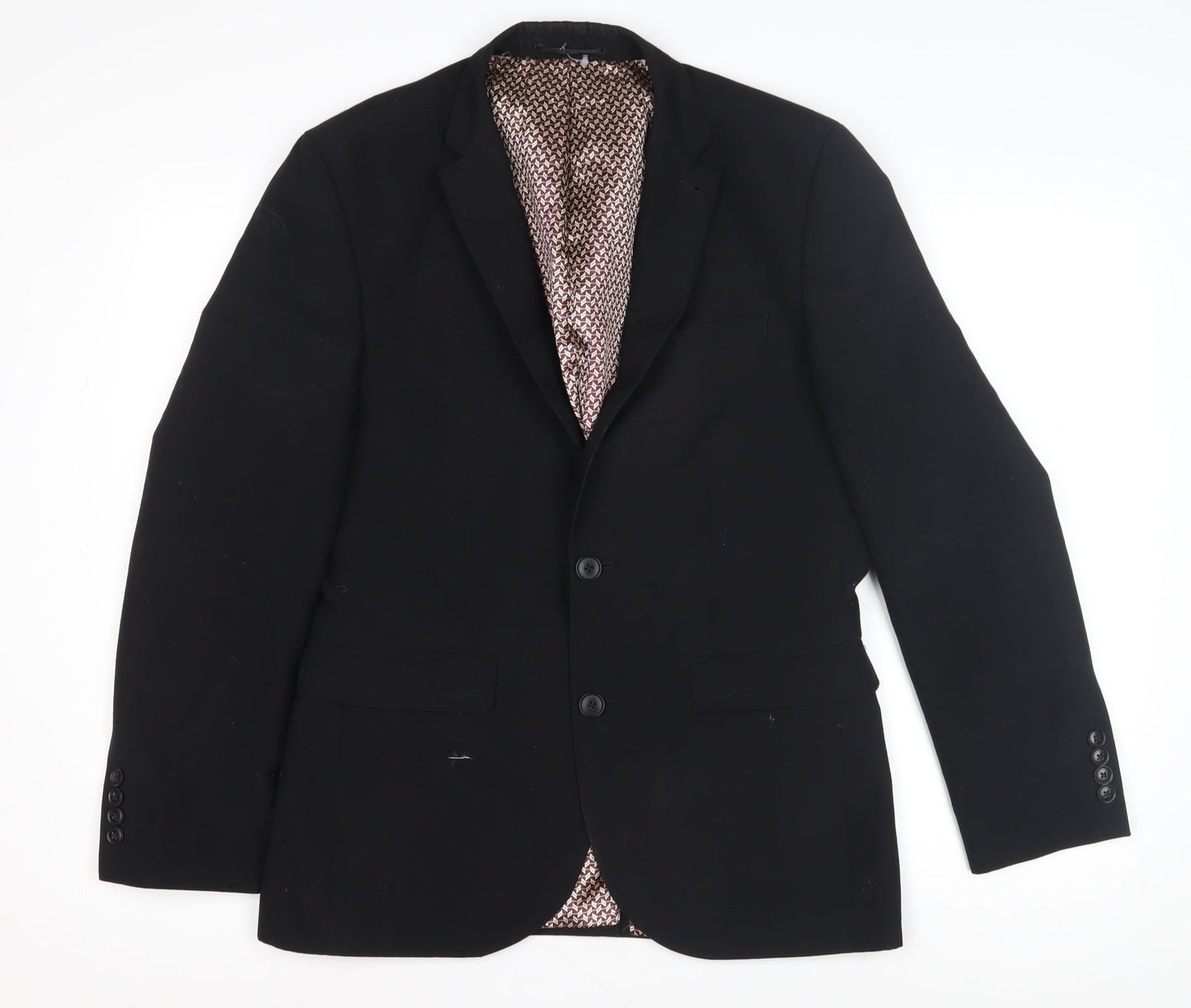 Mens UK Size 38 NEXT Black Basic Jacket