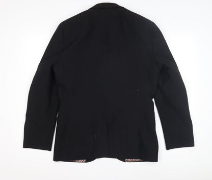 Mens UK Size 38 NEXT Black Basic Jacket