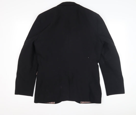 Mens UK Size 38 NEXT Black Basic Jacket