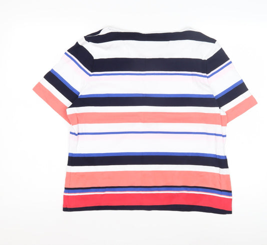 CC Women's Multicoloured Striped T-Shirt XL