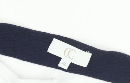 CC Women's Multicoloured Striped T-Shirt XL