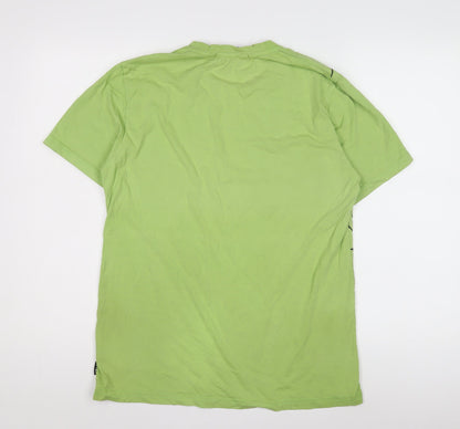 Iuter Men's Green M Animal Print T-Shirt