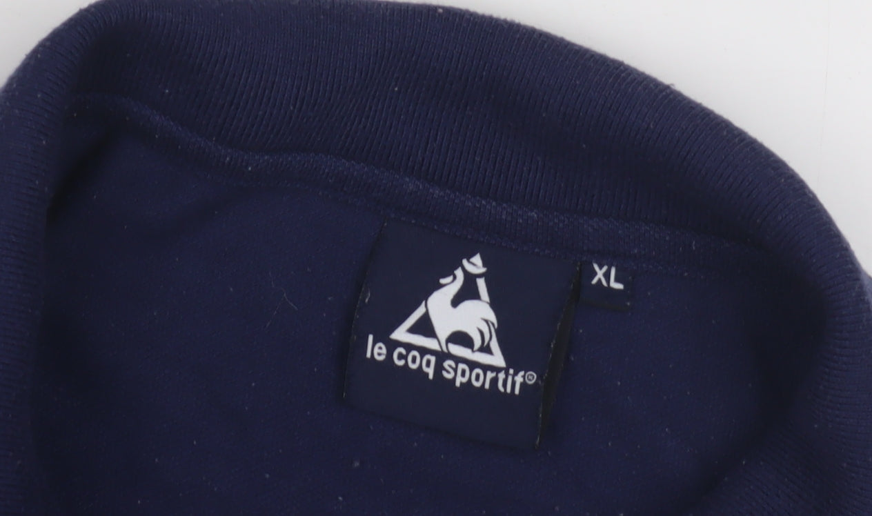 Le Coq Sportif Men's Blue XL Polo Shirt