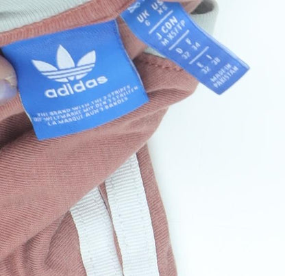 Adidas Women's Pink T-Shirt Size 6, Crew Neck, Short Sleeve