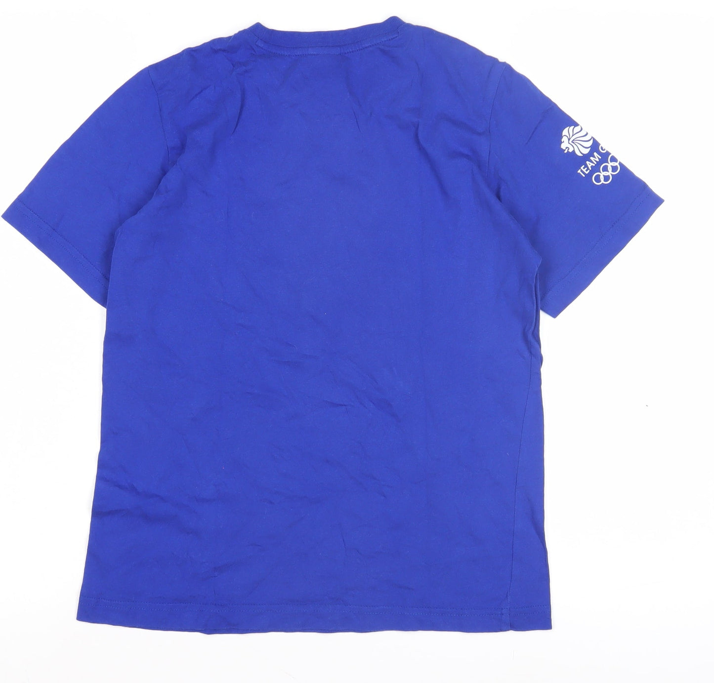 Woody York Boys Blue Team GB T-Shirt, Size 11-12 Years