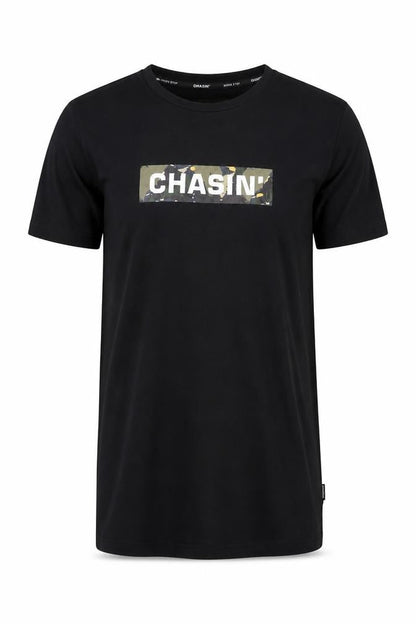CHASIN' Men's Black Graphic Print T-Shirt Size S