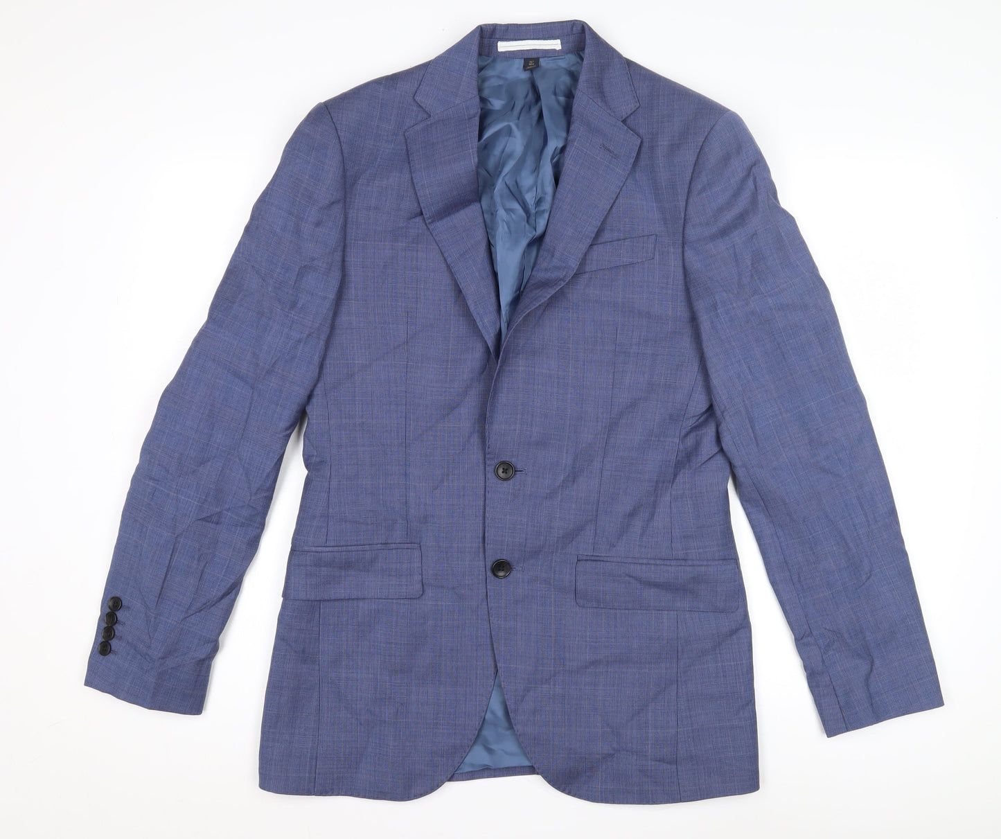 Mens UK Size 36 Marks and Spencer Regular Blue Suit Jacket