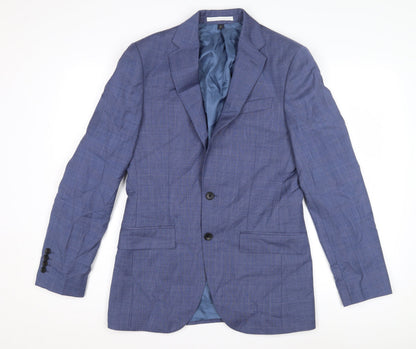 Mens UK Size 36 Marks and Spencer Regular Blue Suit Jacket