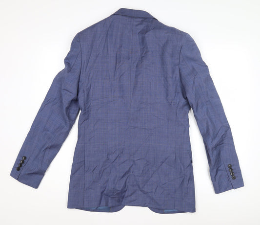 Mens UK Size 36 Marks and Spencer Regular Blue Suit Jacket