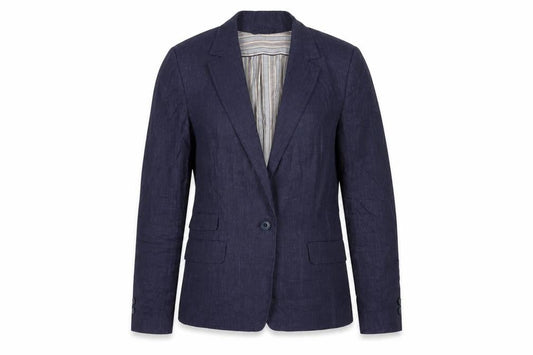 Womens UK Size M Zara Basic Blue Basic Jacket