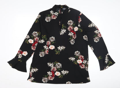 Womens UK Size 16 SOSANDAR Black  Blouse