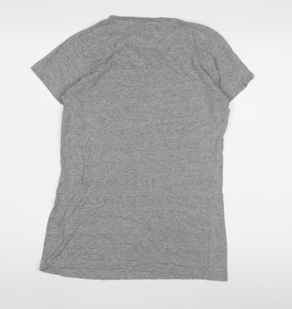 Womens UK Size S French Connection Grey Jersey T-Shirt