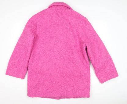 Womens UK Size 10 Marks and Spencer Pink Basic Jacket