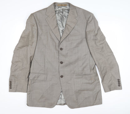 Mens UK Size 40 Marks and Spencer Regular Grey Suit Jacket