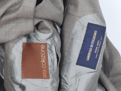 Mens UK Size 40 Marks and Spencer Regular Grey Suit Jacket